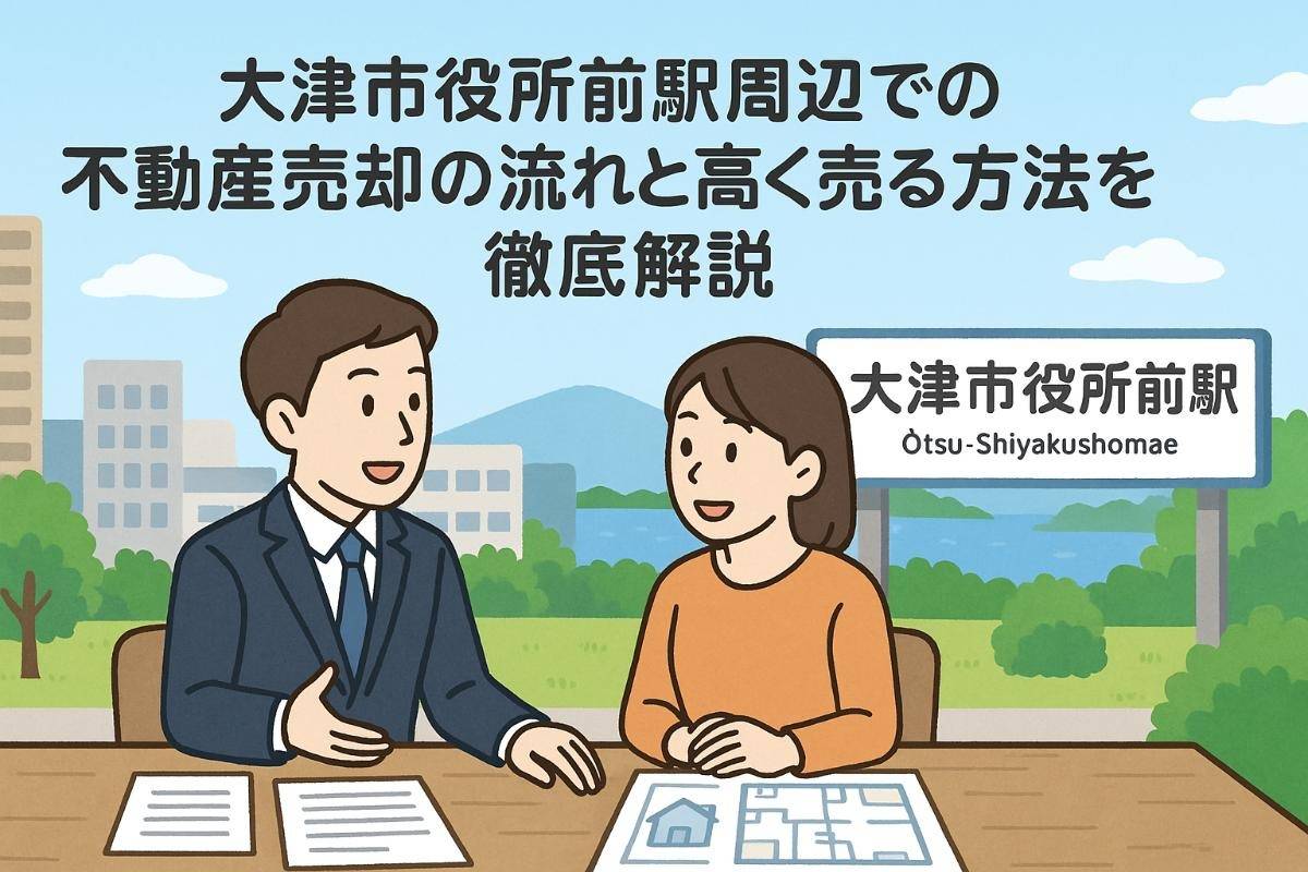 大津市役所前駅周辺での不動産売却の流れと高く売る方法を徹底解説