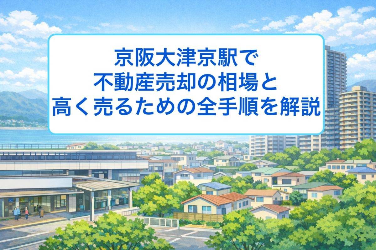 京阪大津京駅で不動産売却の相場と高く売るための全手順を解説