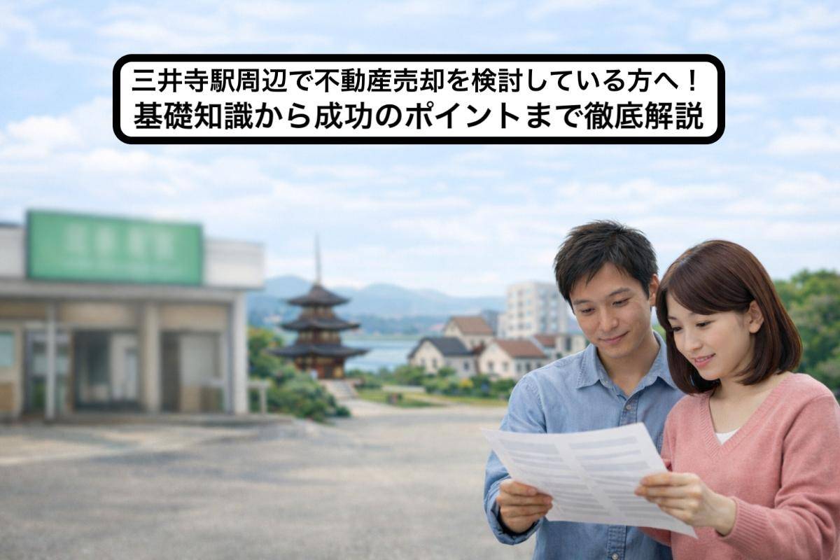 三井寺駅周辺で不動産売却を検討している方へ！基礎知識から成功のポイントまで徹底解説